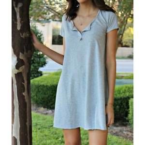 NEW Z SUPPLY tempo t-shirt dress in gray